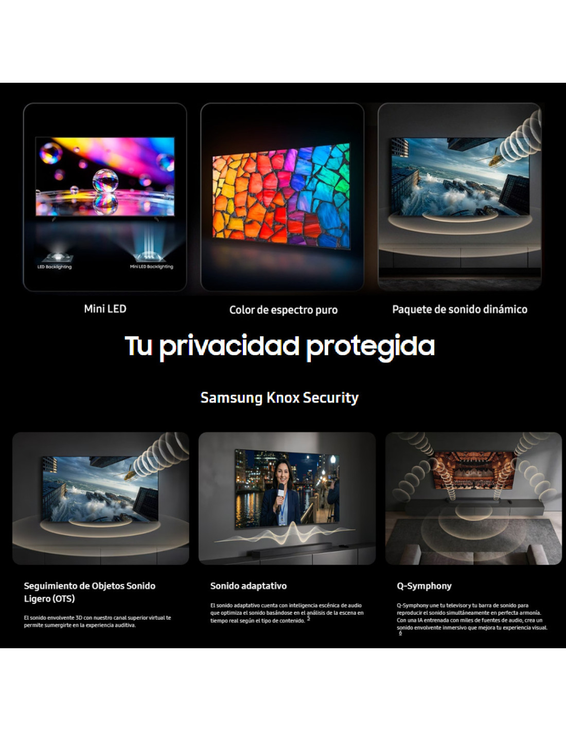 Samsung Smart TV 65" Mini LED UHD 4K UN65M80HAKXZL - Image 3